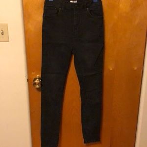 Zara woman black denim